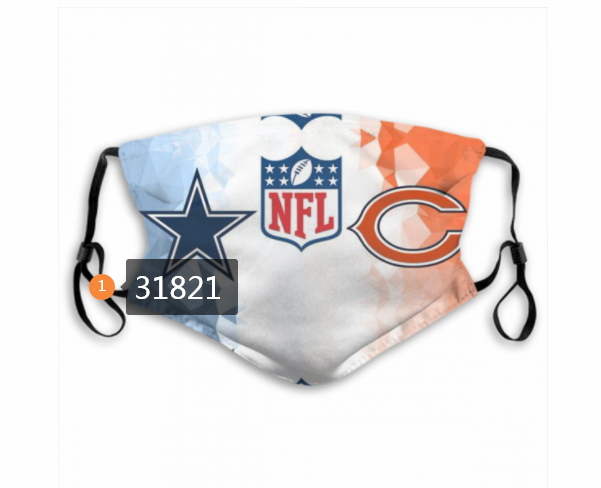 NFL Dallas Cowboys 1342020 Dust mask with filter